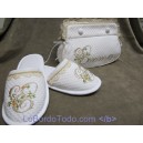 Conjunto neceser-zapatillas 
